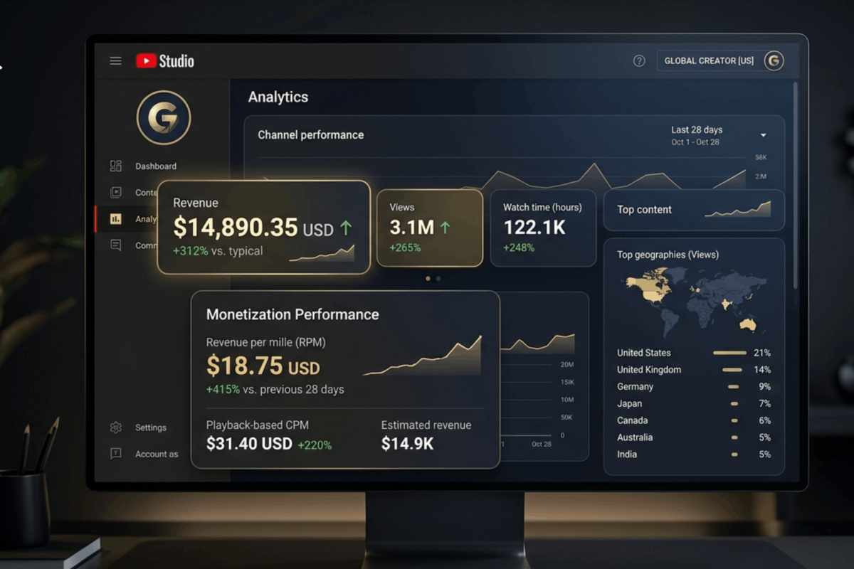 Thu Nhập Youtube View Ngoại Là Gì?
