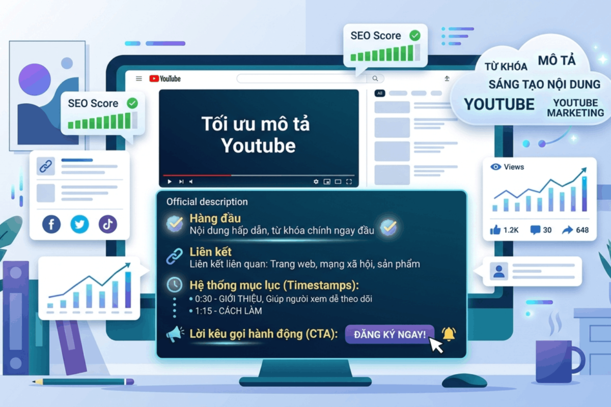 Vì Sao Cần Tối Ưu Mô Tả Youtube Để Tăng View Và Đề Xuất?