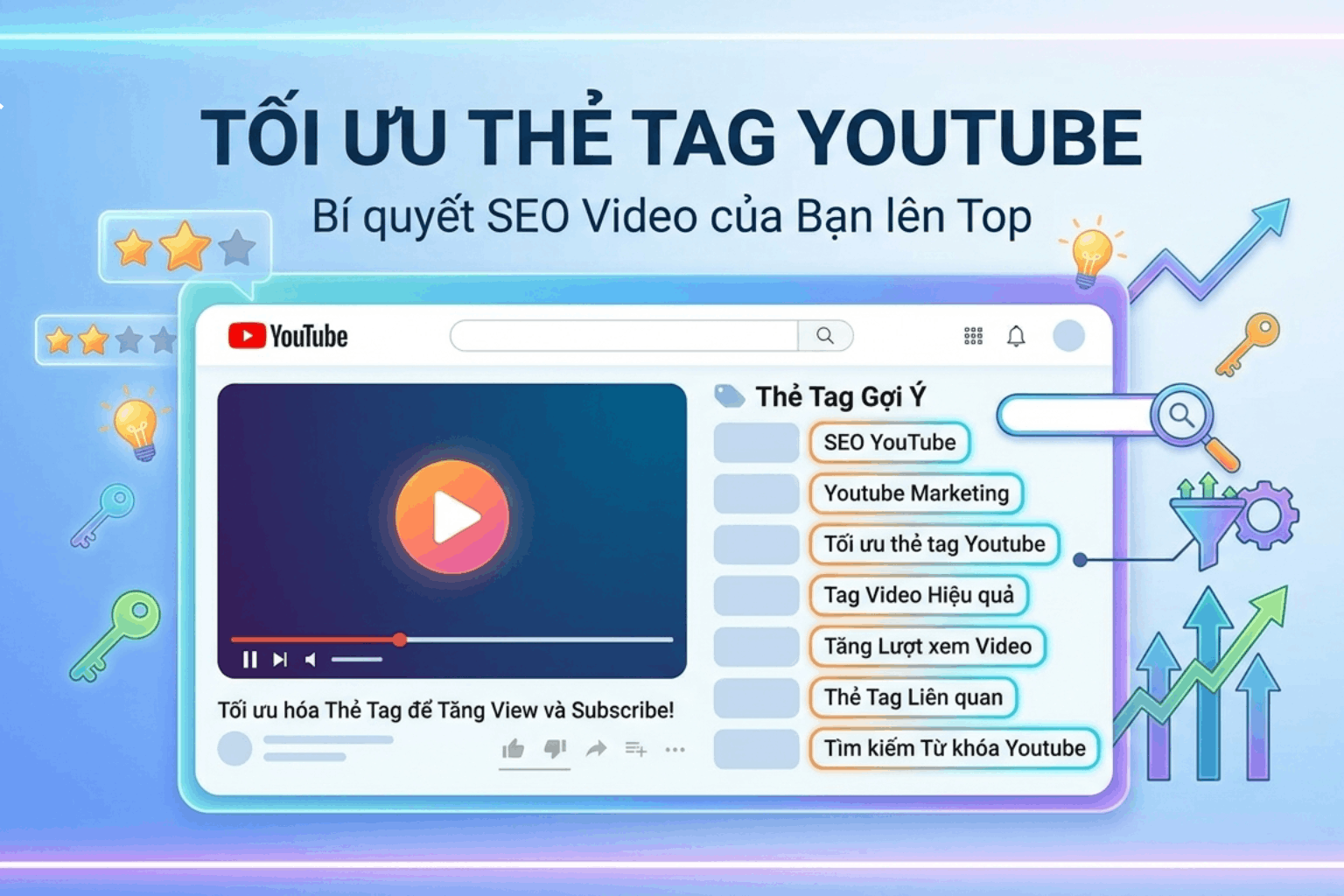 Tối Ưu Thẻ Tag Youtube Để Tăng View: Công Thức SEO Video Hiệu Quả, Giúp Leo Top Viral