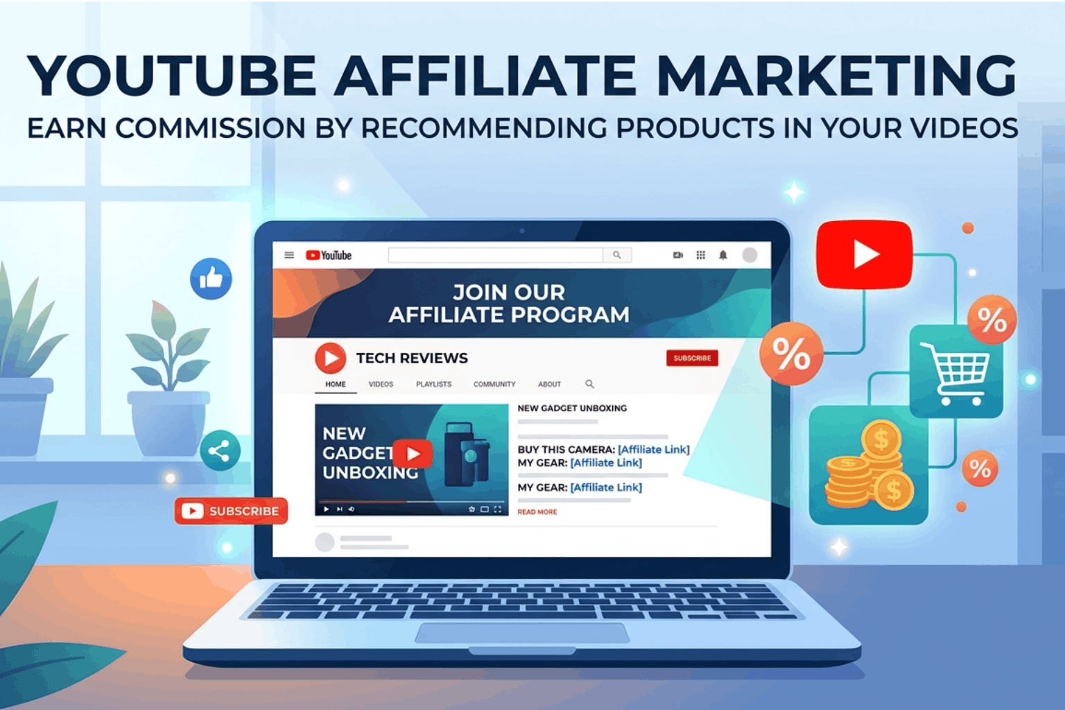 Youtube Affiliate Là Gì? Cách Kiếm Tiền Hiệu Quả Từ YouTube Cho Người Mới