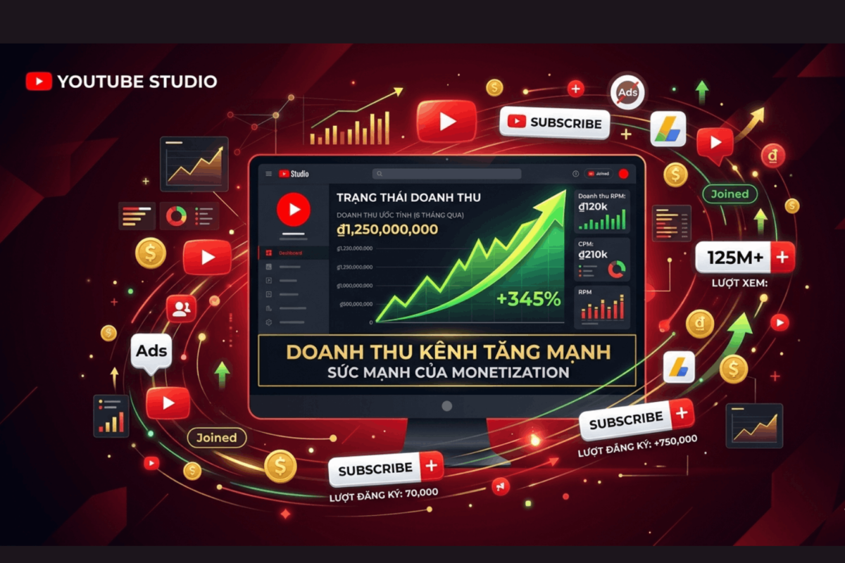 Quy Trình Dịch Vụ Xây Dựng Kênh Youtube Kiếm Tiền Tại Học Viện Youtube
