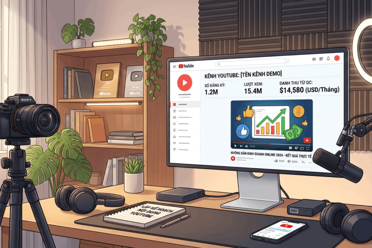 Học Viện Youtube Xây Dựng Kênh YouTube Kiếm Tiền Như Thế Nào?