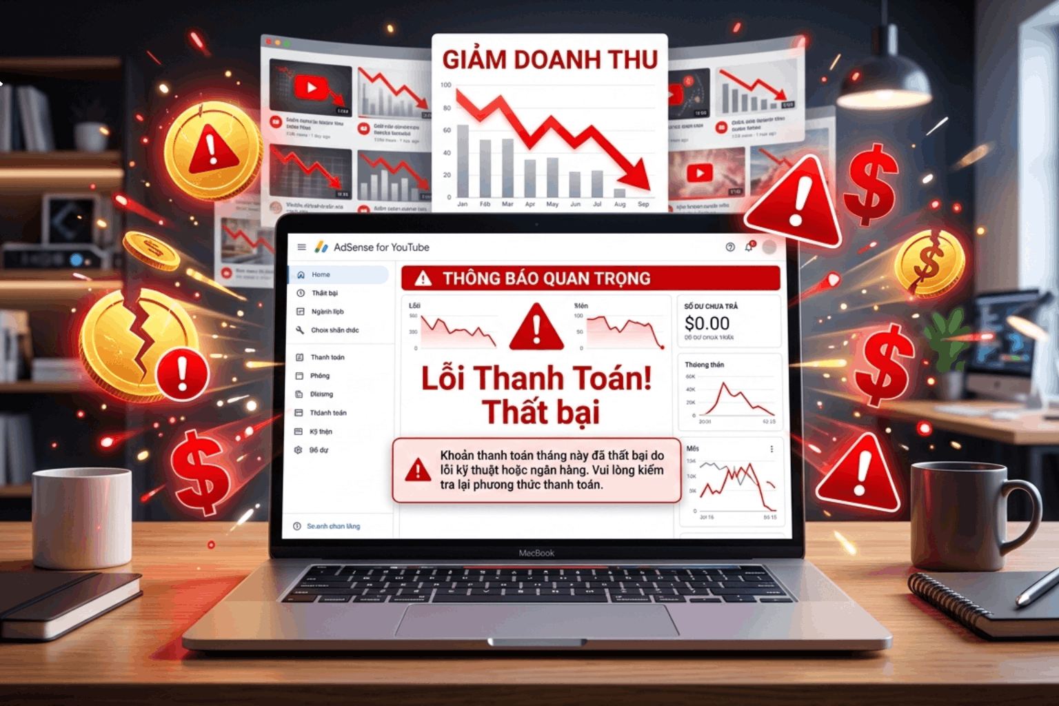 Lỗi Thanh Toán Adsense Youtube: Nguyên Nhân, Cách Khắc Phục Và Hướng Dẫn Nhận Tiền Nhanh Nhất